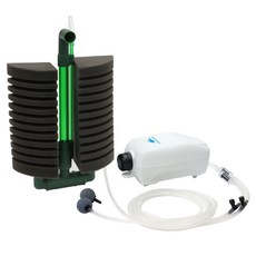 MOBYDICK 海綿超級雙管過濾器 + 氣泡產生器 MO-S2 + 配件包, 1套