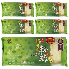 中農粉絲頂級純綠豆粉絲 高纖 100%純綠豆製成, 180g, 5袋