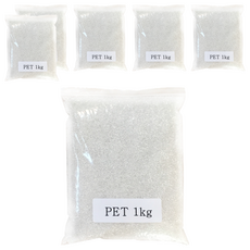 소백사 PP 알갱이 1kg, 6개, 투명