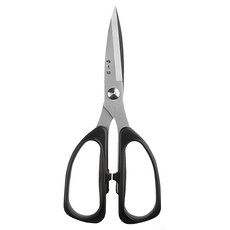 張小泉 195不銹鋼剪刀 HSS-195, 握柄黑色 刀刃銀色 辦公用, 1支