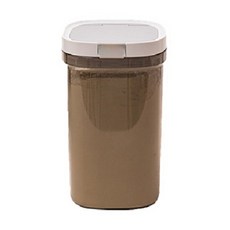 艾米購物 奶粉分裝盒 約940g奶粉 大容量1.8L 茶色 密封防潮 附奶粉勺 外出便攜, 1個