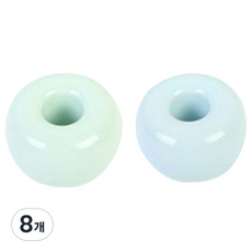 LIVING DUO 直立式陶瓷牙刷架, 薄荷+藍色, 8個