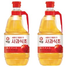 白雪清新乾淨的蘋果醋, 1.8L, 2個