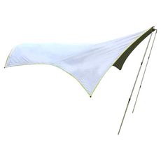 TURBO TENT Tourist270 Adventure 300 專用天幕 小蝸牛天幕, 銀色 + 綠色