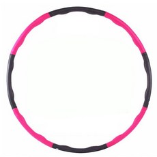 Move Jet 纖腰組裝式減肥呼拉圈, 1.2kg, 灰粉色