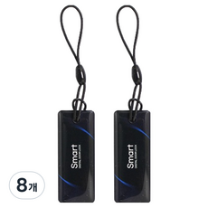 도어락 스마트 카드키, 8개, 블랙