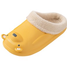 블랙누 겨울용 방수 말랑말랑 곰돌이 커플실내화 뮬