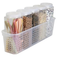 실리쿡 사각 롱트레이 세트 소, 1세트, 사각 1호 5p + 롱트레이 소