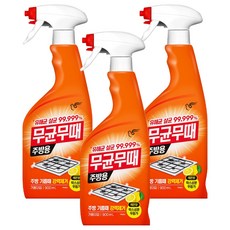 무균무때 주방용 세정제, 900ml, 3개