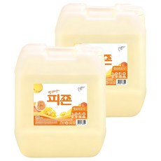 피죤 레귤러 섬유유연제 옐로미모사 본품, 20L, 2개