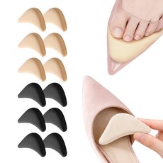 고씨네 여성용 소프트데이 하이힐 구두 앞쿠션 앞꿈치 앞코 패드 2종 x 6p 세트