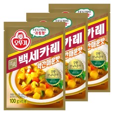 OTTOGI 不倒翁 百歲薑黃咖哩粉 微辣, 100g, 3包