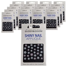 GLOSSYBLOSSOM Super Prime 美甲貼紙, 花, 18件