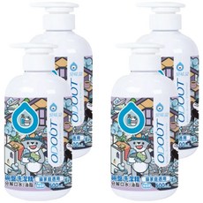 臭味滾 碗盤洗潔精 貓家庭適用 500ml 無香精 有效分解口水與油脂, 4瓶