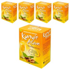 SIDOMUNCUL KUNYIT ASAM 黃薑酸茶包, 25g, 5入, 5盒