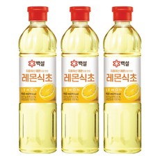 CJ BEKSUL 白雪 地中海檸檬醋, 900ml, 3個
