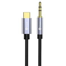 biaze 畢亞茲 Type-c轉3.5mm 轉換線 車用AUX音訊線 耳機介面轉換頭 音響箱音訊轉接手機轉接頭 50cm, 1條
