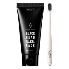 NACIFIC All Kill黑頭清潔泥膜 40ml+面膜刷組, 1組, 1組