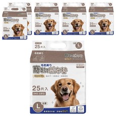 毛乾爽 寵物尿布墊 加厚款 強力瞬吸 鎖住水分, L(90 x 60cm), 25片, 6袋