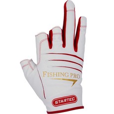 STARTEC Fishing Pro 釣魚手套, 白色