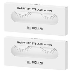 THE TOOL LAB Happyrim 自然假睫毛 10 5N, 2個, 黑色