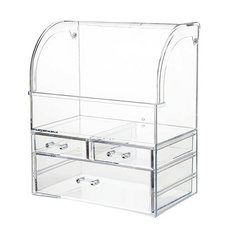 comet 化妝品收納盒 有蓋款 XL, 1個, 透明色