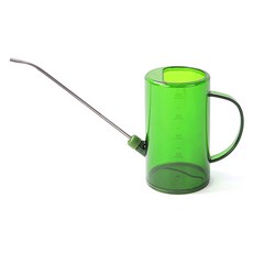 G&Y 植栽現代風透明澆水壺 淋水器 1L, 1個, 綠色