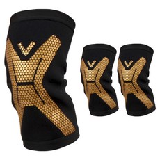라이프포인트 충격흡수 무릎 보호대 골드, 3개