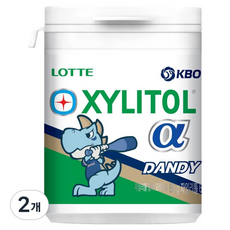 롯데자일리톨 KBO 알파 오리지날 껌 NC 다이노스, 86g, 2개