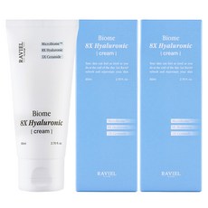 라비엘 바이옴 8X 히알루론산 수분 크림, 2개, 80ml