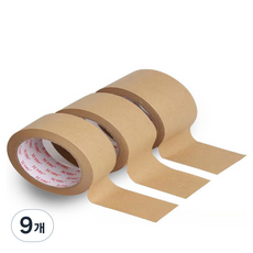 마다꾸미 크래프트 종이테이프 12mm, 갈색, 9개