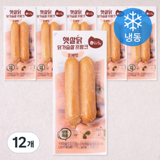 햇살닭 닭가슴살 소시지 프랑크 훈제맛 (냉동), 12개, 100g