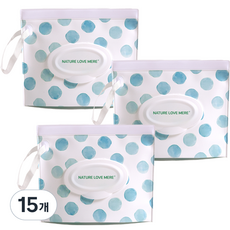 NATURE LOVE MERE 乾巾分裝袋, 水滴, 15個