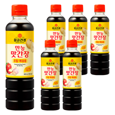 몽고간장 만능맛간장 조림 볶음용, 500ml, 6개