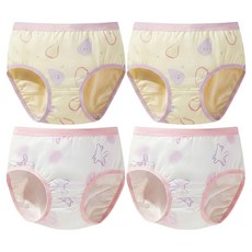 shengters 盛特士 女童款 兔梨萌動三角褲 4件組