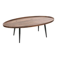 FAmILyLIFE 生活 木冶山居 Carmel橢圓茶几 WO-025-WA 60 x 120 x 38cm, 胡桃木