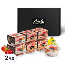 아넬라 생과일 퓨레 첫시작 6팩 선물세트, 사과, 사과배, 당근, 2세트