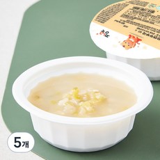 짱죽 이유식 맑은연두부국 12개월부터, 혼합맛(연두부), 170g, 5개