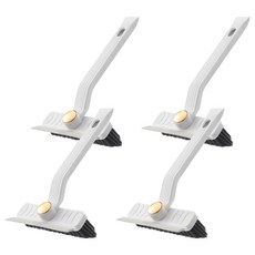 THE ZAKKA 二合一旋轉浴室清潔刷 FREE, 白色, 4個