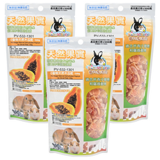 Pet Village 魔法村 小動物天然木瓜乾, 120g, 3包