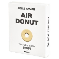 벨르아망 에어도넛 차량용 방향제 리필, 1개, 블랙체리