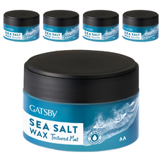 GATSBy 海鹽消光髮蠟 紋理線條, 80g, 5個