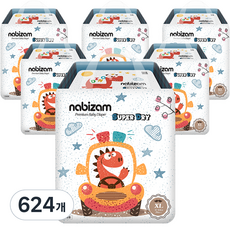 나비잠 슈퍼드라이 기저귀 팬티형 어린이용, 특대형(XL), 624매