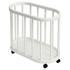 훈스픽 이동식 빨래바구니 다용도 틈새수납, 화이트