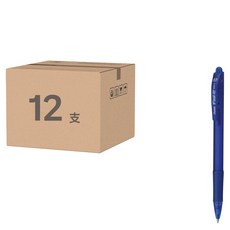 Pentel 飛龍文具 輕油性自動原子筆, Feel-it! BX417 0.7mm, 藍色, 1盒