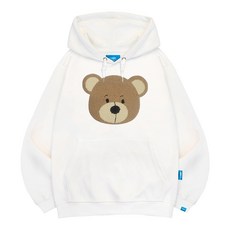 L.LAMO 大熊圖案刷絨連帽衫