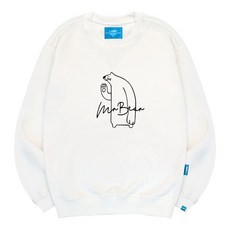 L.LAMO 刷毛M Mr. Bear大學T