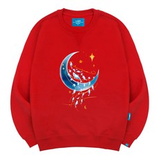 L.LAMO 男女通用 刷毛M 月光海豚 大學T