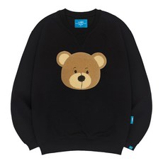 L.LAMO 刷毛M毛圈大熊大學T