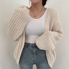 MYSEASON 女款Roi蜂巢針織開襟衫